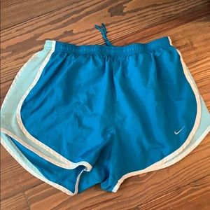 Nike blue athletic shorts medium